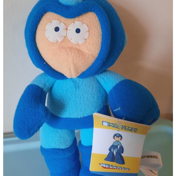 Mega Man Plush 7” Small with Tags Monster Factory Capcom - Picture 1 of 7